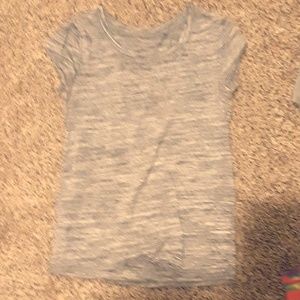 plain grey tee